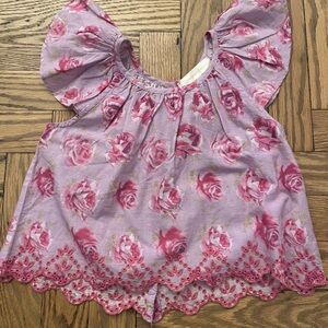 Floral Pink Kids Top